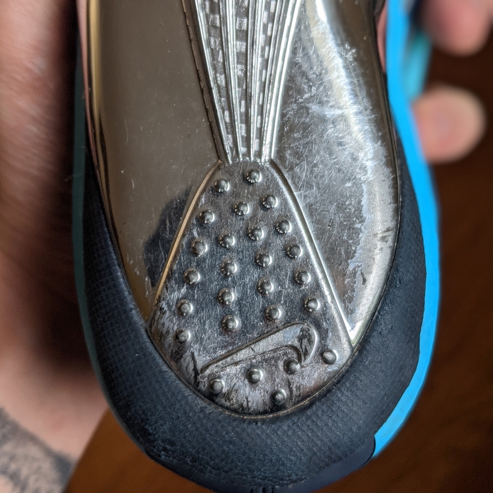 Nike Flywire Track Spikes Baby/Navy Blue Men's 10.5 Size Shoes - Picture 9 of 11